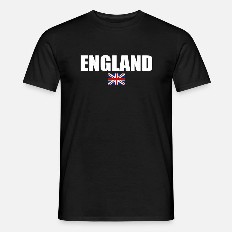 England - Männer T-Shirt - Schwarz
