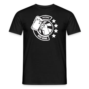 German Beer Bund - Men's T-Shirt - black - Front - AI Model Male 178 light (178cm)