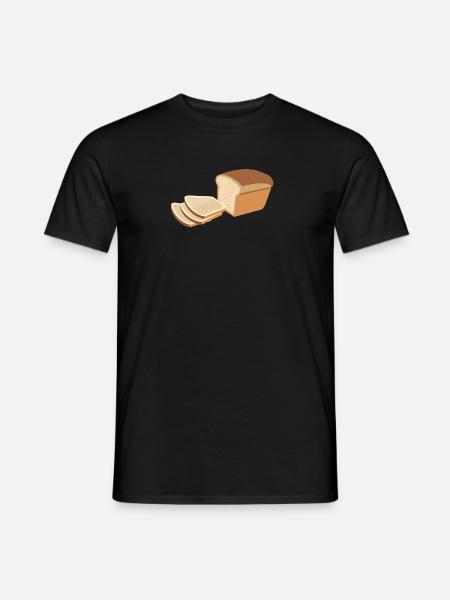 Bread write bread Toast bread - Men's T-Shirt - black