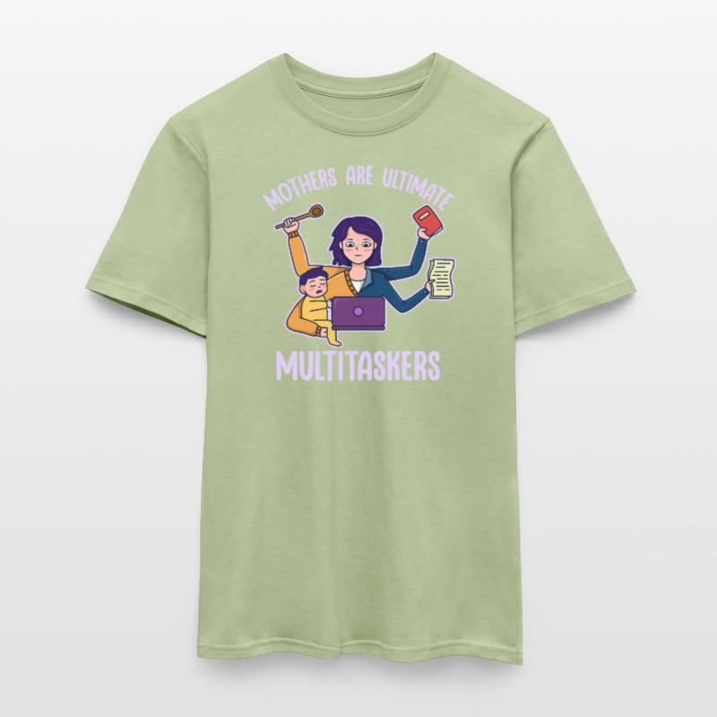 Muttertag Multitasking Arbeit Design Männer T-Shirt