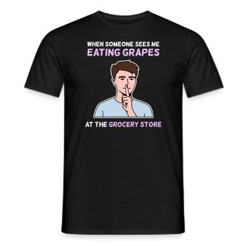 Design d’épicerie pour les jeunes fiers Pinoys - T-shirt homme - noir - Devant - AI Model Male 178 light (178cm)