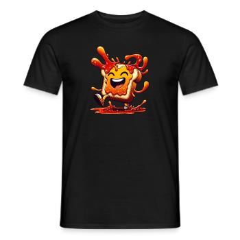 Jam Toast Délicieux Petit-déjeuner - T-shirt homme - noir - Devant - AI Model Male 178 light (178cm)