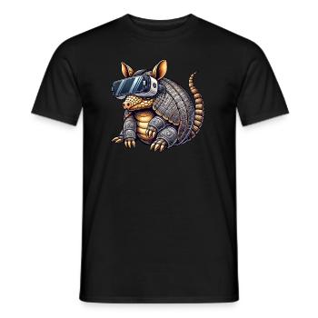 Armadillo Gürteltier VR Réalité Virtuelle Gamer - T-shirt homme - noir - Devant - AI Model Male 178 light (178cm)