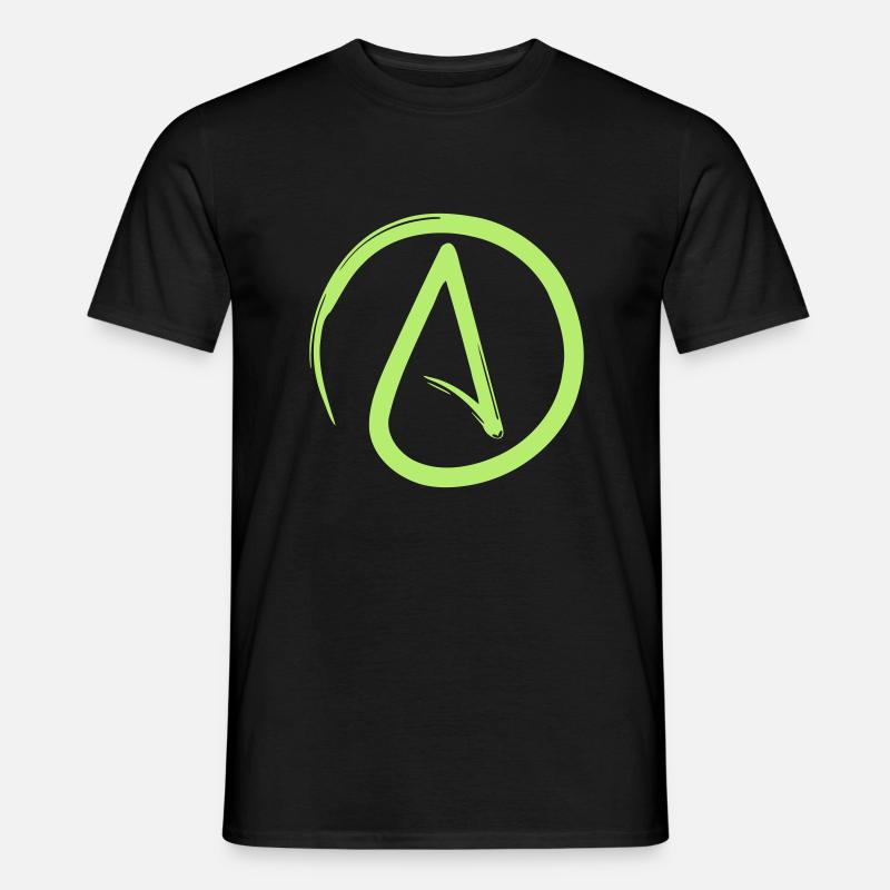 Atheist - Männer T-Shirt - Schwarz