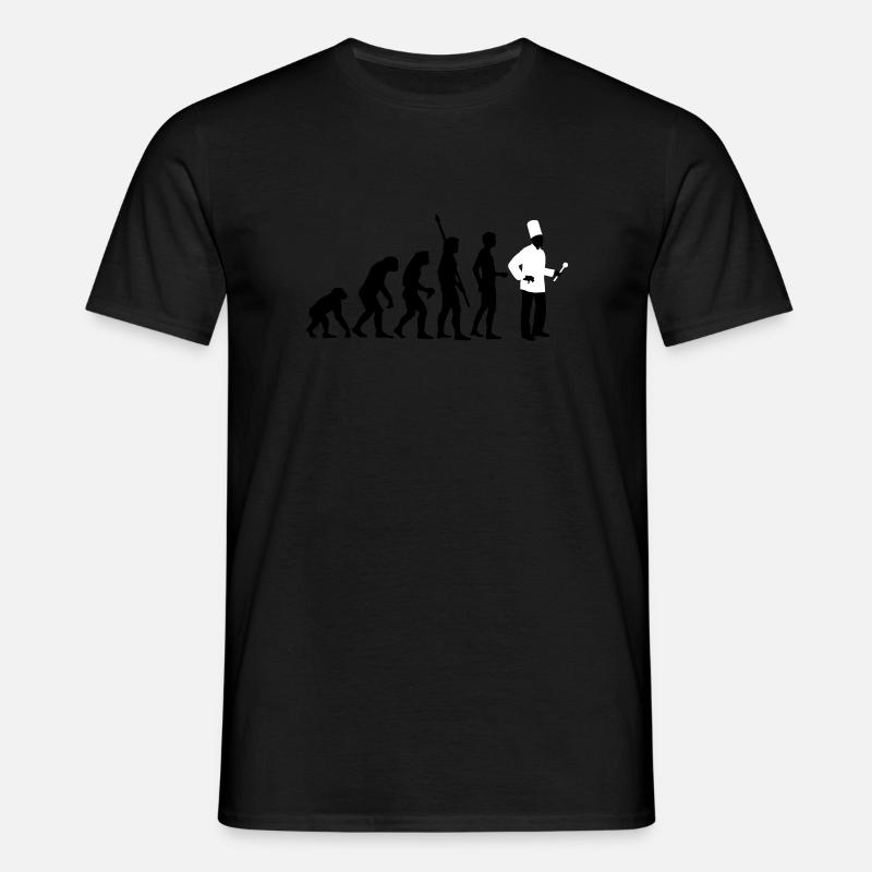 evolution_koch_2c - Männer T-Shirt - Schwarz