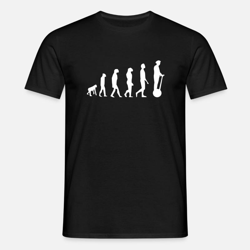 Evolution Segway - Maglietta da uomo - nero