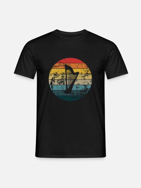 HARPE VINTAGE HARPE - T-shirt homme - noir