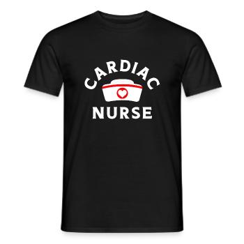 Herzkrankenschwester - Männer T-Shirt - Schwarz - Vorne - AI Model Male 178 light (178cm)
