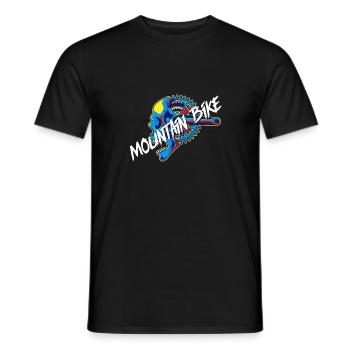 Maillot de pédalage VTT - T-shirt homme - noir - Devant - AI Model Male 178 light (178cm)