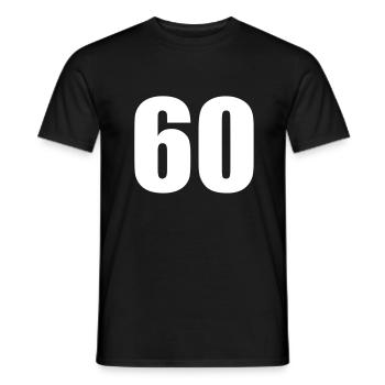60 - T-shirt homme - noir - Devant - AI Model Male 178 light (178cm)