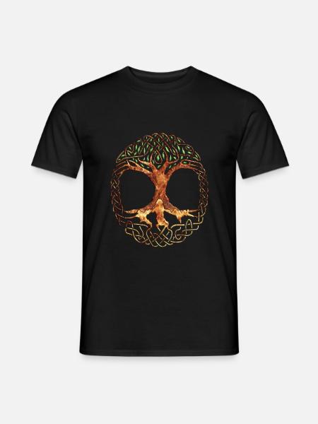 Yggdrasil World Tree World Ash Nordic - Men's T-Shirt - black