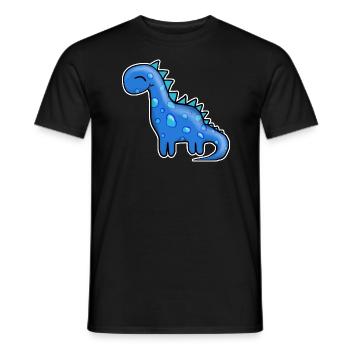 Dino - Men's T-Shirt - black - Front - AI Model Male 178 light (178cm)