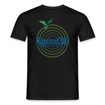 MueggelseeKind - Männer T-Shirt - Schwarz - Vorne - AI Model Male 178 light (178cm)