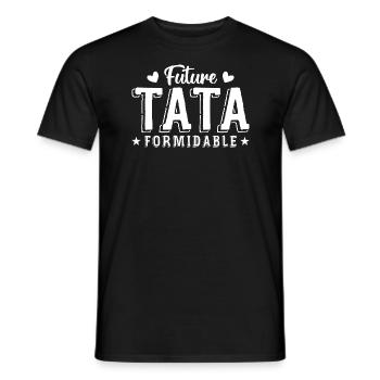 Future Tata Formidable - T-shirt homme - noir - Devant - AI Model Male 178 light (178cm)