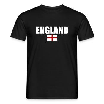 angleterre - T-shirt homme - noir - Devant - AI Model Male 178 light (178cm)