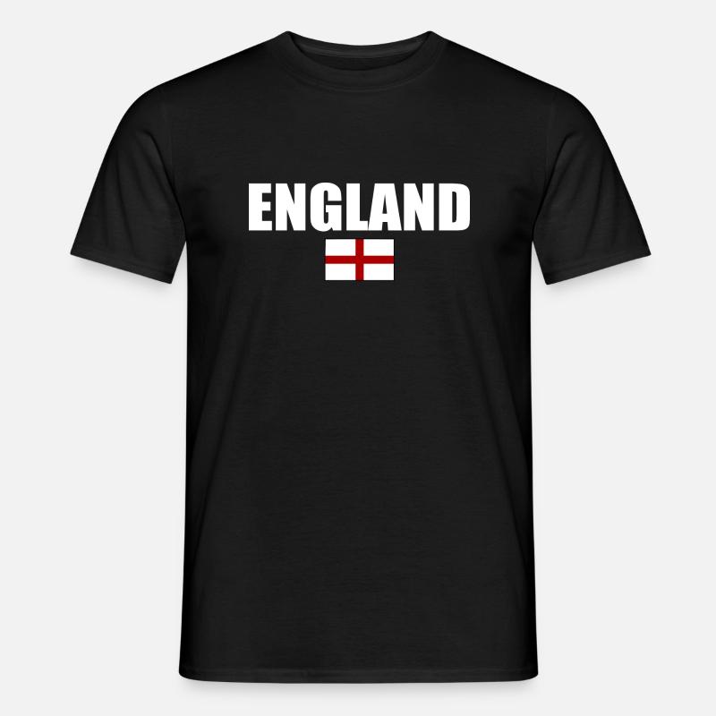 England - Männer T-Shirt - Schwarz