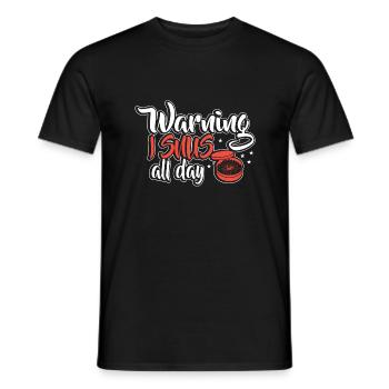 Snus rauchfrei Nichtraucher Nikotin Antiraucher - Männer T-Shirt - Schwarz - Vorne - AI Model Male 178 light (178cm)