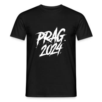 Prag 2024 Urlaub Team - Männer T-Shirt - Schwarz - Vorne - AI Model Male 178 light (178cm)