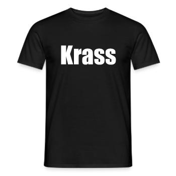 Krass - Männer T-Shirt - Schwarz - Vorne - AI Model Male 178 light (178cm)