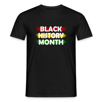 Black history month - T-shirt homme - noir - Devant - AI Model Male 178 light (178cm)