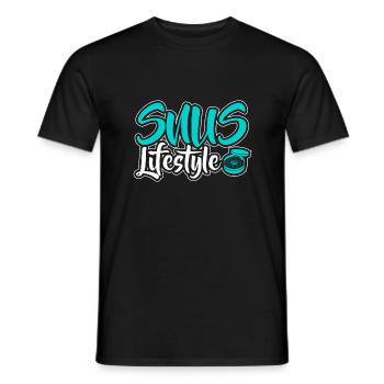 Snus rauchfrei Nichtraucher Nikotin Antiraucher - Männer T-Shirt - Schwarz - Vorne - AI Model Male 178 light (178cm)