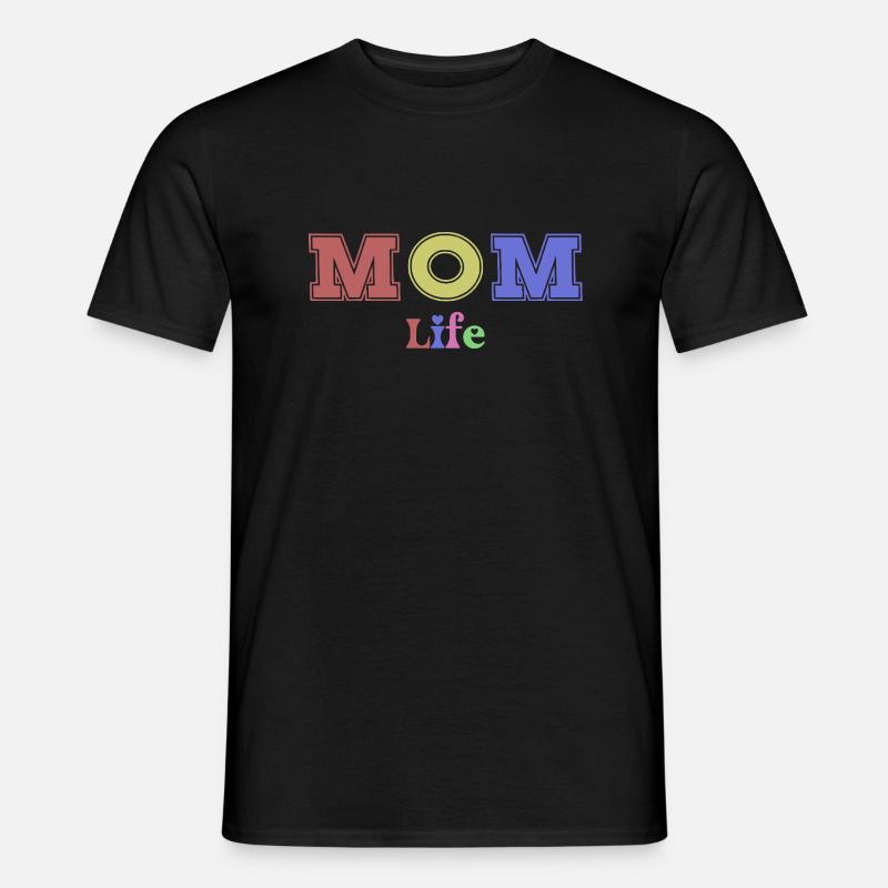 Das Leben der Mutter - Männer T-Shirt - Schwarz