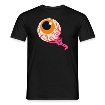 Auge - Männer T-Shirt - Schwarz - Vorne - AI Model Male 178 light (178cm)