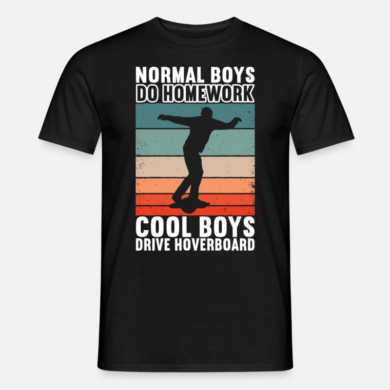 Hoverboard Skating - Männer T-Shirt - Schwarz