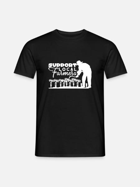 Landwirtschaft - Männer T-Shirt - Schwarz
