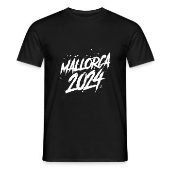 Mallorca 2024 Holiday Team - Men's T-Shirt - black - Front - AI Model Male 178 light (178cm)