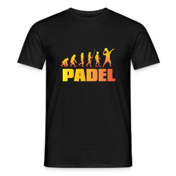 Padel Tennis Paddel Padelball Padeln Padeltennis - Männer T-Shirt - Schwarz - Vorne - AI Model Male 178 light (178cm)