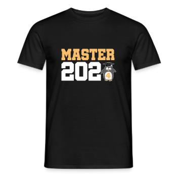 Master 2024 Master's Degree Graduation Graduation - Men's T-Shirt - black - Front - AI Model Male 178 light (178cm)