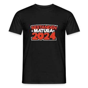 Matura 2024 Maturareise Maturafeier Maturant - Männer T-Shirt - Schwarz - Vorne - AI Model Male 178 light (178cm)