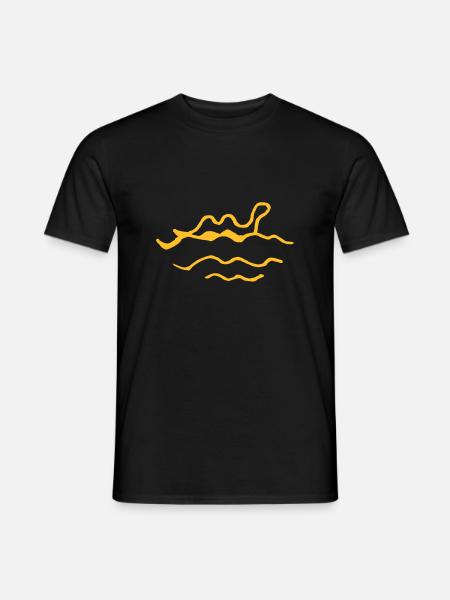 Nessie - Männer T-Shirt - Schwarz