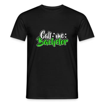 Bachelor Passed Graduation Doctorate Graduation - Men's T-Shirt - black - Front - AI Model Male 178 light (178cm)