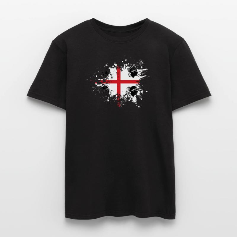 Sardaigne Drapeau Klecks Drapeau sarde Spritzer T-shirt homme