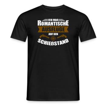 Revolver Schießstand Sportschießen Sportschütze - Männer T-Shirt - Schwarz - Vorne - AI Model Male 178 light (178cm)