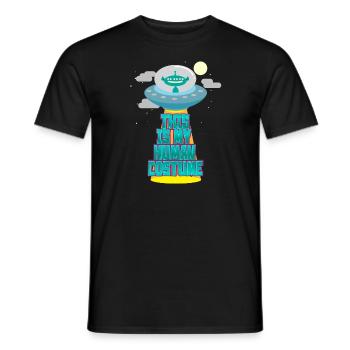 OVNI - T-shirt homme - noir - Devant - AI Model Male 178 light (178cm)
