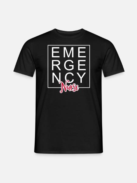 infirmière - T-shirt homme - noir