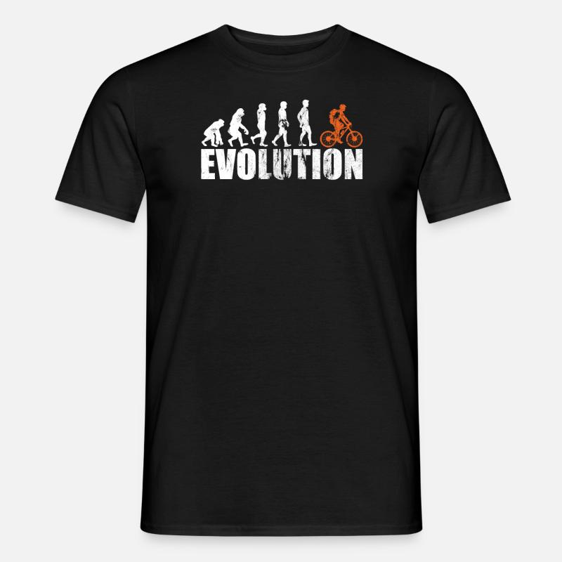 Bike Evolution - Männer T-Shirt - Schwarz