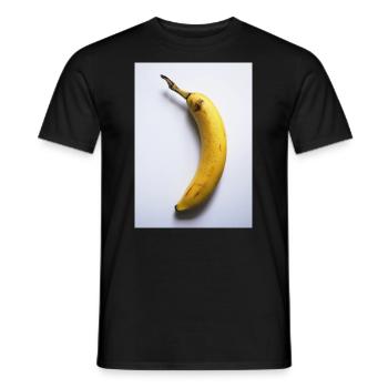 banane - T-shirt homme - noir - Devant - AI Model Male 178 light (178cm)