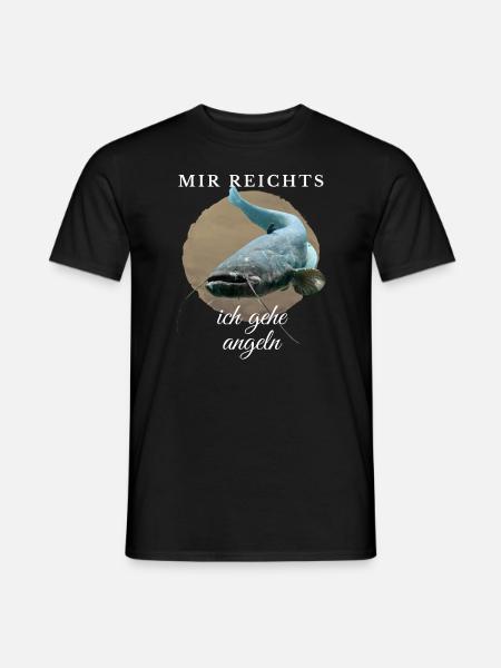 Mir reichts ich gehe angeln - Angler angeln Fisch - Männer T-Shirt - Schwarz