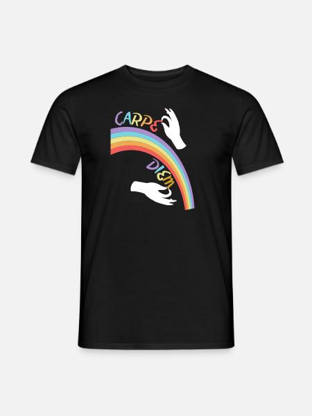 Carpe diem - Men's T-Shirt - black