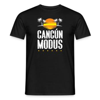 Cancun Mode - T-shirt homme - noir - Devant - AI Model Male 178 light (178cm)
