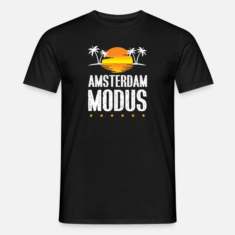 Amsterdam Modus - Männer T-Shirt - Schwarz
