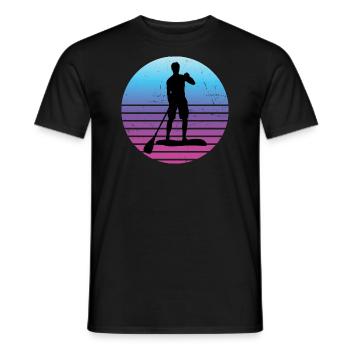 Standup Paddle Standup Paddleboard Femmes Hommes - T-shirt homme - noir - Devant - AI Model Male 178 light (178cm)