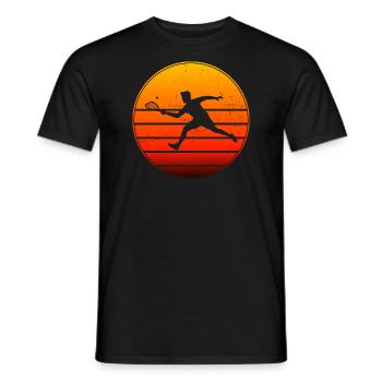 Men's Racquetball Racquetball Play Pickleball - Men's T-Shirt - black - Front - AI Model Male 178 light (178cm)
