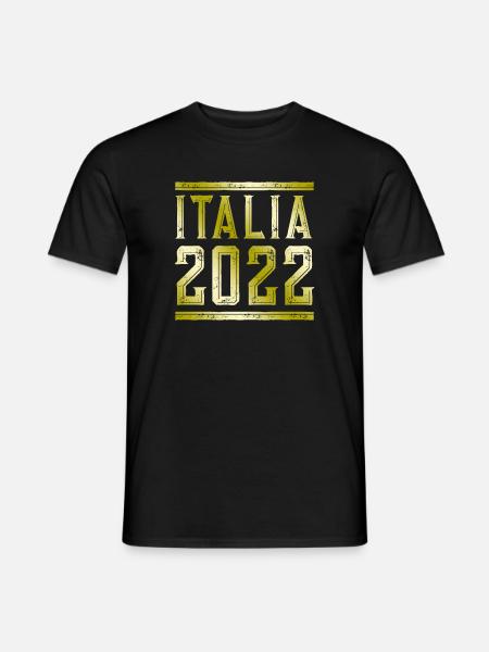 Italia 2022 Gold - Men's T-Shirt - black