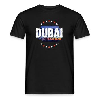 Dubaï - T-shirt homme - noir - Devant - AI Model Male 178 light (178cm)