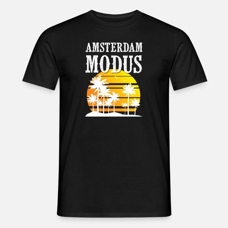 Amsterdam Modus - Männer T-Shirt - Schwarz